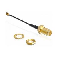 DELOCK WLANz Anschl. RP-SMA Jack z. Einb. 50mm
