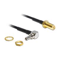 DELOCK HF Adapterkabel CRC-9 Stecker > RP-SMA Buchse 200mm