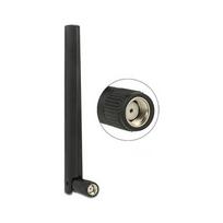 DELOCK ZigBee Antenne Multi Bluetooth GSM LTE UMTS WLAN IEEE 802.11 b/g/n RP-SMA 1 - 4.3 dBi omni Gelenk schwarz