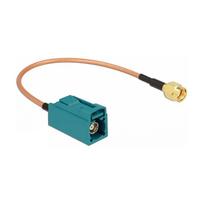 DELOCK Antennenkabel FAKRA Z Buchse > RP-SMA Stecker RG-316 20cm