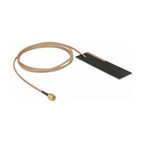 DELOCK LPWAN Antenne SMA Stecker 1 - 2 dBi RG-178 1 m PCB intern Klebemontage