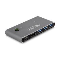DELOCK DisplayPort KVM Switch 8K 30 Hz mit USB 5Gbps