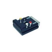 shiverpeaks BASIC-S Adapter, Scartstecker - 3 x Chin- kupplung - 4 Pol Mini DIN-Kupplung, IN /OUT Schalter, im (BS94036)