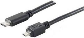 shiverpeaks BASIC-S USB 2.0 Kabel, C-Stecker - B-Stecker 1,8 m, 3.1 C-Stecker - 2.0 Micro B-Stecker, - 1 Stück (BS77145-1.8)