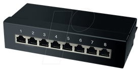 SHIVERPEAKS SHVP 75067 - Patchpanel, 8-Port, Cat.6a (BS75067)