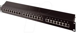 SHIVERPEAKS SHVP 75069 - Patchpanel, 48,30cm (19), 24-Port, Cat.6a (BS75069)