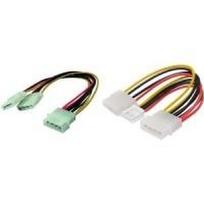 shiverpeaks Molex 4-pin/2 x Molex 4-pin 0.15m - Männlich/weiblich - Molex (4-pin) - 2 x Molex (4-pin) - Gerade - Gerade - Mehrfarben (BS78230)