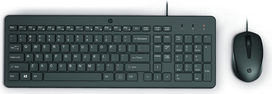 HP 150 - Tastatur-und-Maus-Set - USB - Französisch - Schwarz - für HP 21, 22, 24, 27, Pavilion 24, 27, TP01, Pavilion Laptop 13, 14, 15 (240J7AA#ABF)
