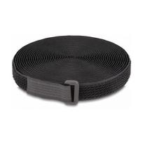 Klettband auf Rolle mit Schlaufe L 3 m x B 20 mm schwarz