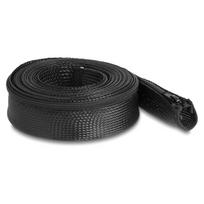 Geflechtschlauch mit Reißverschluss hitzebeständig 3 m x 50 mm schwarz