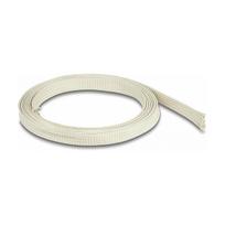 Geflechtschlauch aus Nomex Fasern 2 m x 10 mm weiß