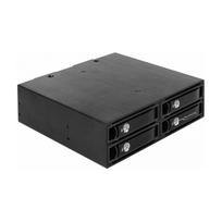 5.25? Wechselrahmen für 4 x 2.5? SATA / SAS HDD / SSD 12Gb/s