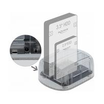 USB Type-C™ Dockingstation für 2 x SATA HDD / SSD transparent