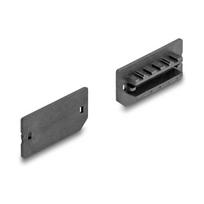 Staubschutz für USB Typ-E Key A oder Key B Buchse 10 Stück schwarz