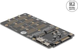 Delock Konverter M.2 Key M NVMe SSD> OCuLink SFF-8612 (64294)