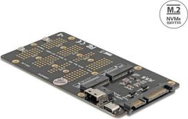 Delock Konverter M.2 Key M NVMe SSD> SFF-8654 und B (64355)