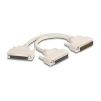 Adapter Y-Kabel Splitter D-Sub HD 50 Pin Stecker zu 2 x D-Sub HD 50 Pin Buchse mit Schrauben 30 cm
