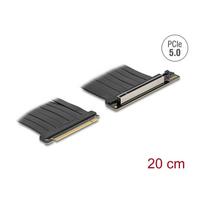 Riser Karte PCI Express 5.0 x16 Stecker zu x16 Slot mit Kabel 20 cm