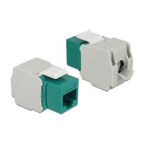 Keystone Modul RJ45 Buchse > LSA Cat.6 UTP grün