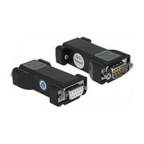 Konverter 1 x Seriell RS-232 DB9 Buchse zu 1 x Seriell TTL / CMOS 5 V DB9 Stecker mit ESD Schutz 3 kV und erweitertem Temperaturbereich