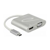 Delock USB Type-C™ Splitter (DP Alt Mode) > 1 x HDMI + 1 x VGA out