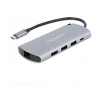 USB Type-C™ Dockingstation mit M.2 Slot - 4K HDMI / USB / LAN / PD 3.0