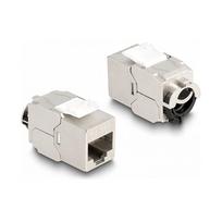 Keystone Modul RJ45 Buchse zu LSA Cat.6A STP mit Verschlussclip und kabelbinderfrei