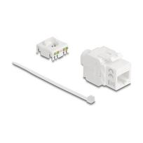 Keystone Modul RJ45 Buchse zu LSA Cat.6A UTP 180° werkzeugfrei