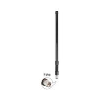 Delock WiFi 5,8 GHz Antenne N Stecker 7 dBi omnidirektional mit Stahlfeder schwarz outdoor