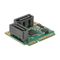 Mini PCIe I/O PCIe half size 2 x SATA 6Gb/s