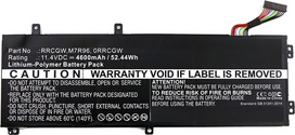 CoreParts - Laptop-Batterie - Lithium-Polymer - 4600 mAh - 52.4 Wh - Schwarz - für Dell Precision 5510, XPS 15 9550