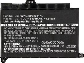 CoreParts - Laptop-Batterie - Lithium-Polymer - 5300 mAh - 40,8 Wh - Schwarz - für HP Pavilion Laptop 15 (MBXHP-BA0082)
