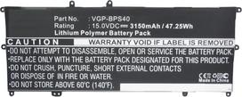 CoreParts MBXSO-BA0041 - Akku - Sony - SVF14N16CW - SVF14N26CW - SVF15N13CW - SVF15N18PW - VAIO Fit 14A - VAIO Fit 15 (MBXSO-BA0041)