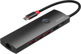 MicroConnect USB-C to HDMI mini dock RJ45 4Ka60Hz 3x USB A (USB3.2CCOM20)