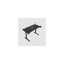 Onex | Gaming Desk w/Cup holder, headset hook, Gamepad holder, Full coverage mouse pad | GD1200H | Black