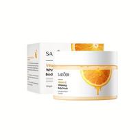 Apelsinų vitamino C kūno šveitiklis giliai valantis, šviesinantis, drėkinantis, raukšles mažinantis, šveičiamasis kremas rankoms, kojoms, nugarai, kūno šveitiklis, kūno losjonas, odos priežiūra 120g(4.23oz)