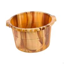 Kojų vonelės statinė suaugusiems praustuvė namų viešbučio kojų mirkymo vonelė Brown Height 23cm