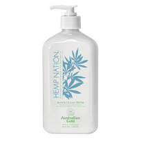 AUSTRALIAN GOLD kasdienis kūno kremas Hemp Nation Aloe & Ocean Water Tan Extender, 535 ml