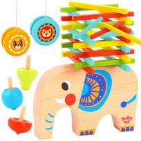 TOOKY TOY įgūdžių žaidimų rinkinys „Pick-up Sticks“ JoJo vilkelis „Elephant“ 46 vnt.