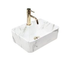 REA-U6504 - Praustuvas ant stalviršio KELLY MINI 31x41 cm keramika/akmens imitacija