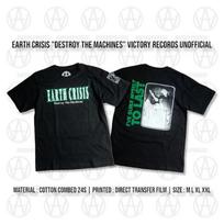 VINTAGE Earth Crisis 1995 Victory Rec Marškinėliai Perprintas 2 Dydis S-5XL Unisex Marškinėliai L
