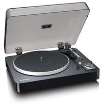 Lenco LBTA-165BK BT automatinis patefonas su įmontuotu priešgarsiniu stiprintuvu ir „Bluetooth“