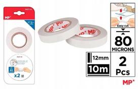 Dvipusė lipni juosta 12mm x 10m, 2 vnt.