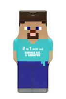 2 viename šampūnas ir dušo gelis Air-Val International Minecraft Steve 400 ml