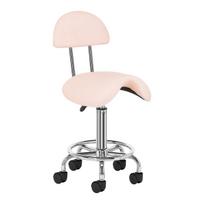 Kosmetologinė meistro kėdutė 6001 pink