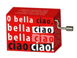 Muzikinė dėžutė Fridolin Bella ciao, raudona