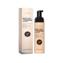 Ouhoe 100ml savaiminio įdegio putos be saulės, greitai džiūstančios, bronzinis bronzantas, natūraliai atrodantis įdegis veidui ir kūnui, vandeniui atspari formulė laukui
