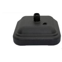 Paplūdimio skėčio pagrindas Aktive Juoda Plastmasinis 35 x 13 x 35 cm