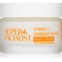 Super Facialist Vitamin C+ Overnight Resync švytėjimo suteikiantis naktinis kremas su vitaminu C 50 ml
