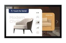 SAMSUNG QM32C-T Digital signage flat panel 32-inch LCD Wi-Fi 400 cd/m² Full HD Black Touchscreen Tizen 7.0 16/7